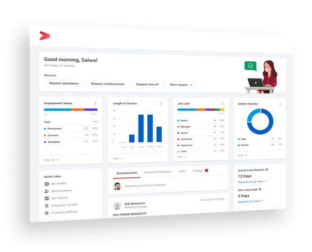 dashboard HR Talenta