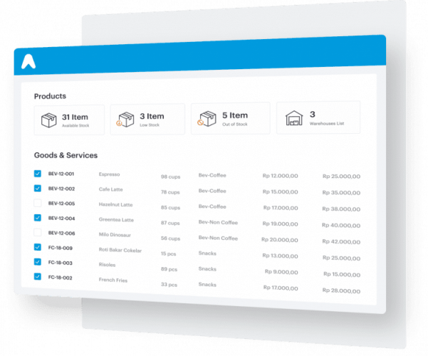 Software & Aplikasi Stok Barang Berbasis Cloud - Mekari