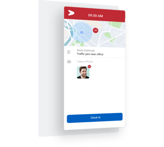 fitur face ID dan GPS aplikasi Talenta