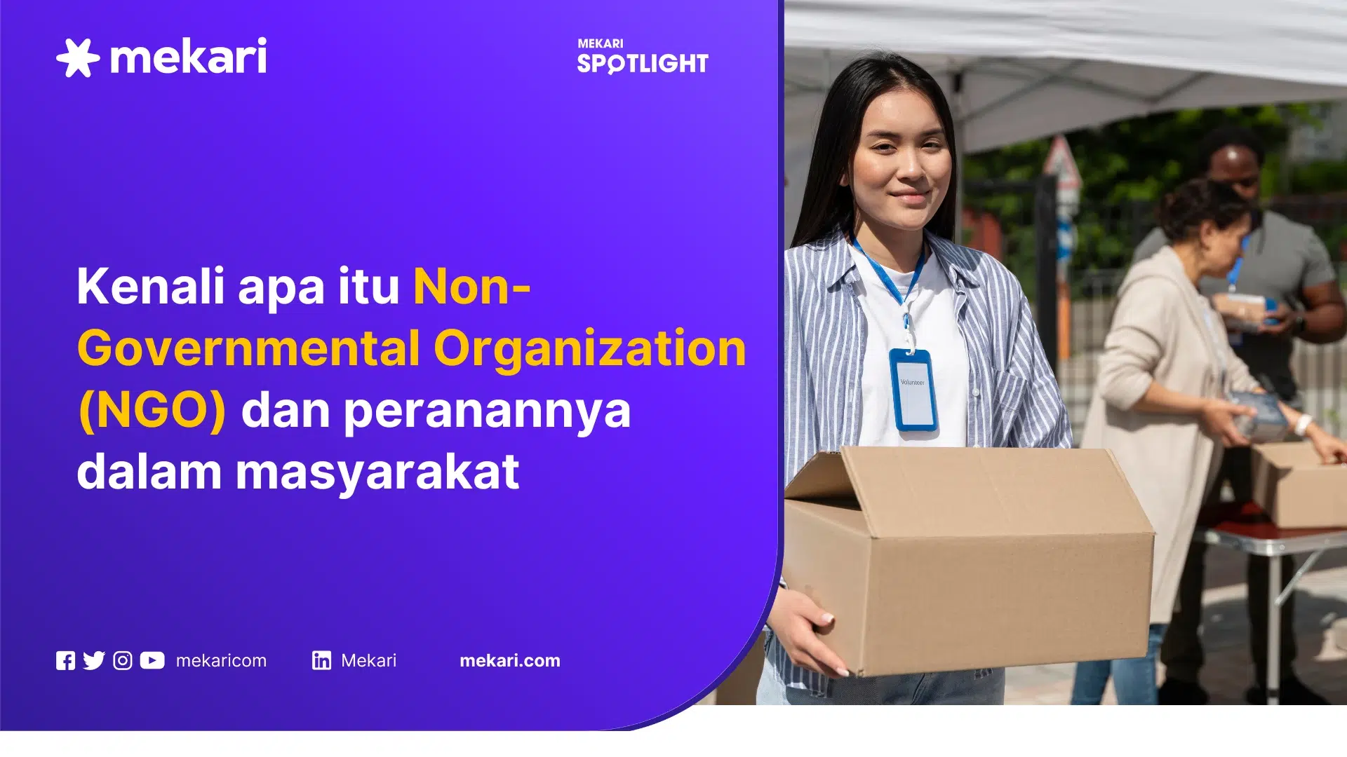 Apa itu NGO (Non-Governmental Organization) dan peranannya dalam masyarakat