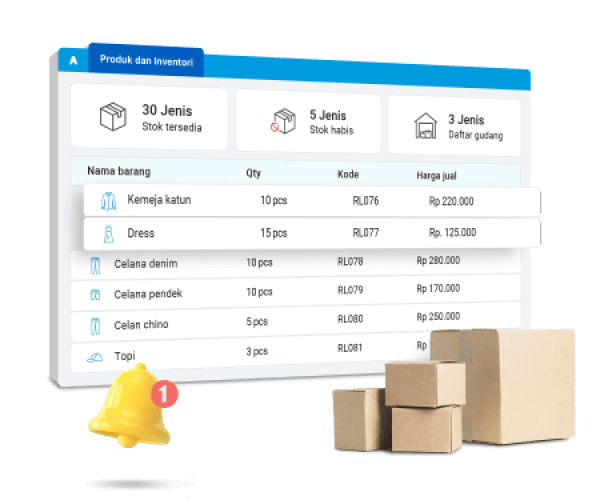 aplikasi inventory Jurnal untuk tim finance dan inventory