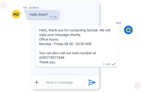 integrasi chatbot dengan whatsapp API