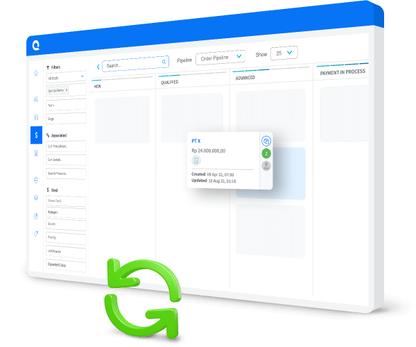 tracking KPI tim sales dengan Qontak by mekari