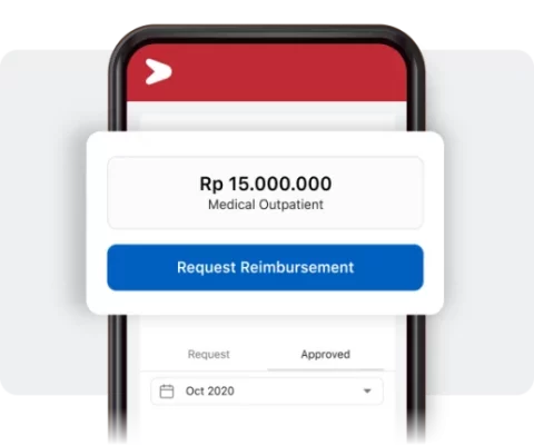 fitur request reimbursement