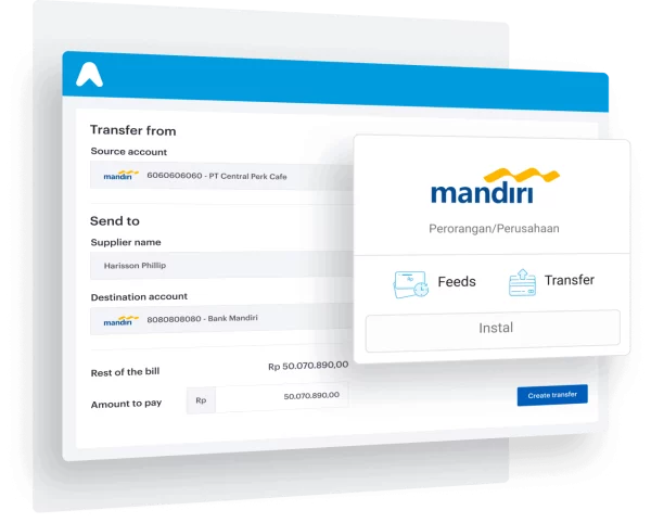 integrasi Jurnal dengan bank mandiri
