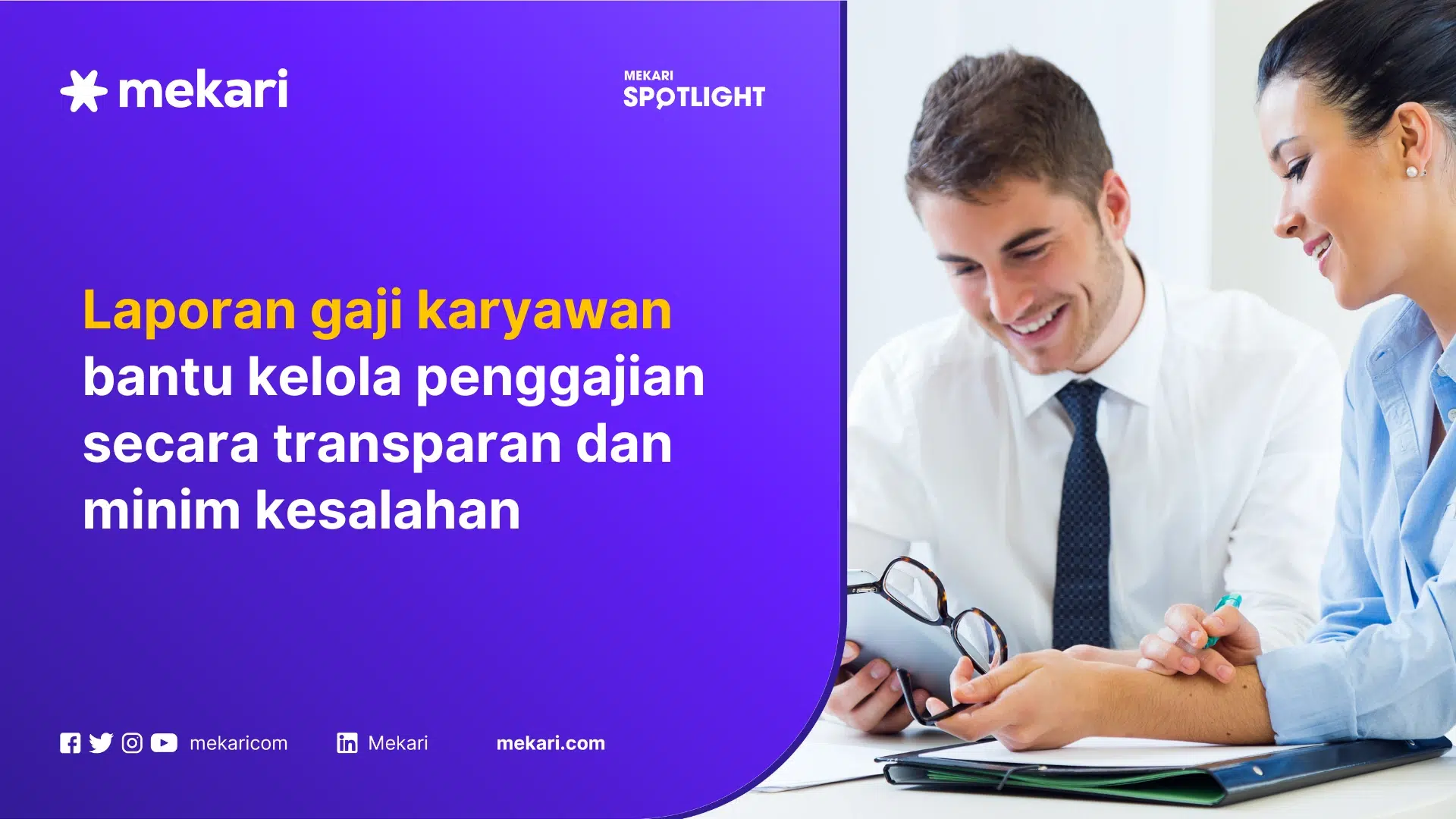 Karyawan dan Tim HR sedang mendiskusikan gaji dan menganalisis laporan gaji karyawan
