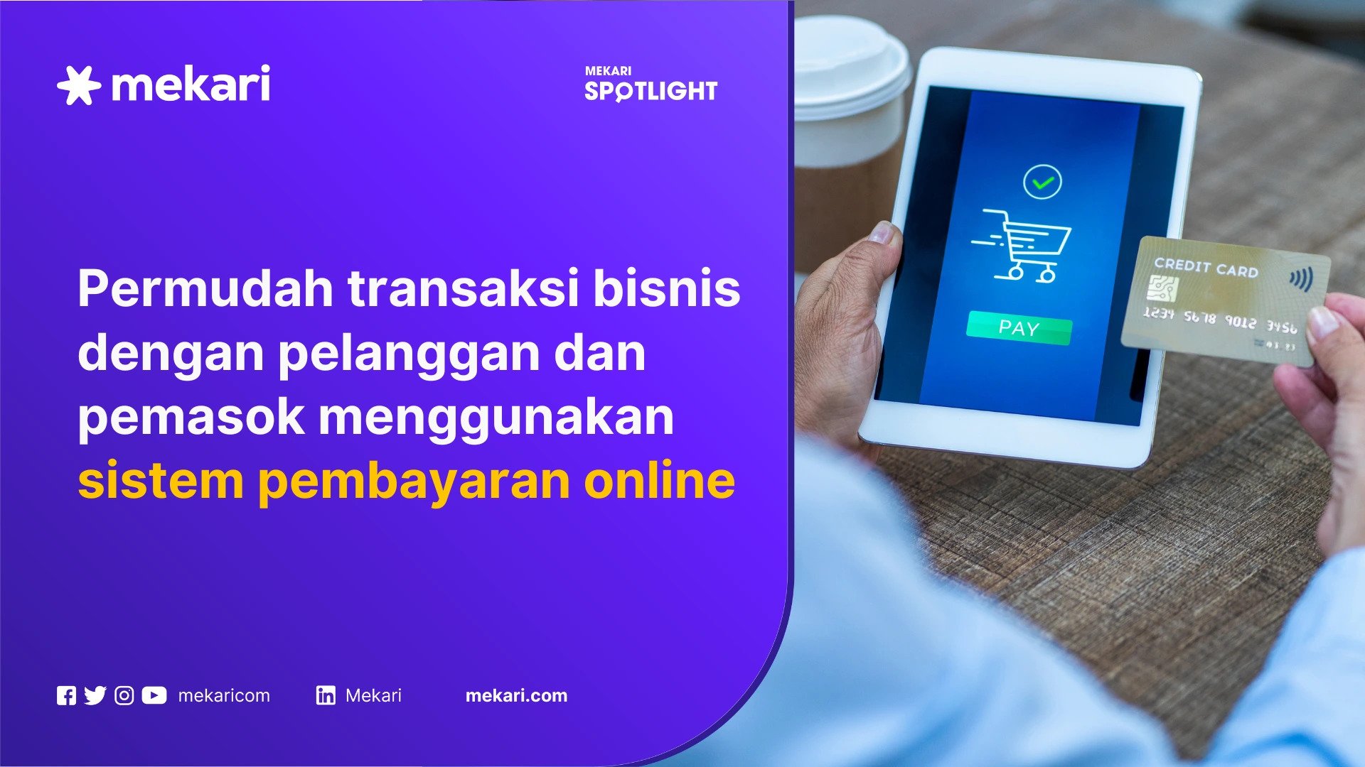 Contoh sistem pembayaran online melalui kartu kredit dan aplikasi