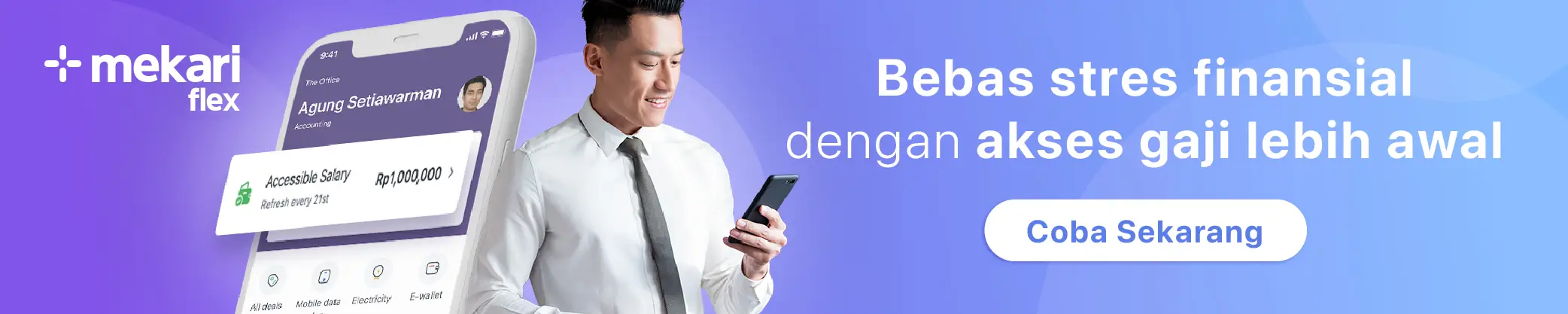 Akses Gaji Lebih Awal dengan Mekari Flex
