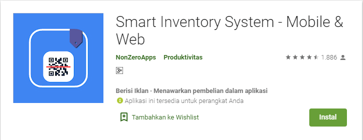 aplikasi stok barang gratis di android