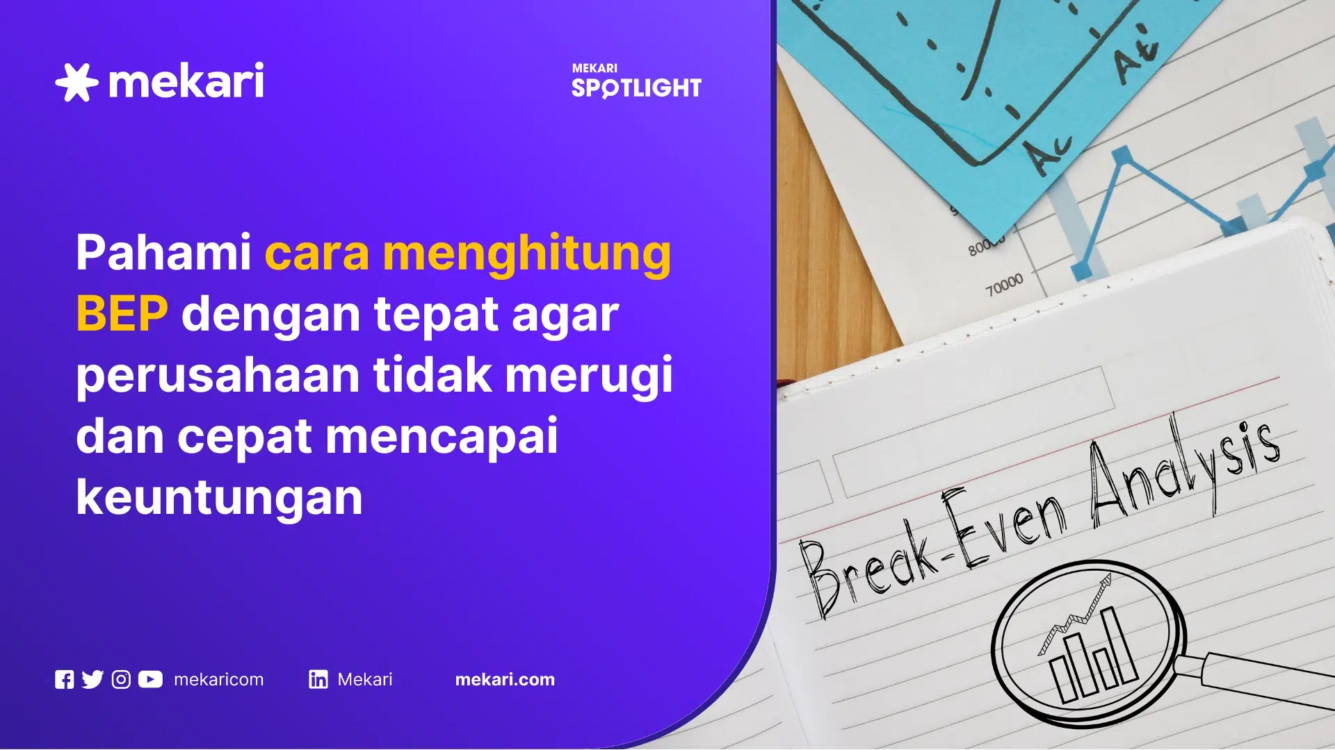 Rumus dan Cara Menghitung BEP dalam Unit dan Rupiah