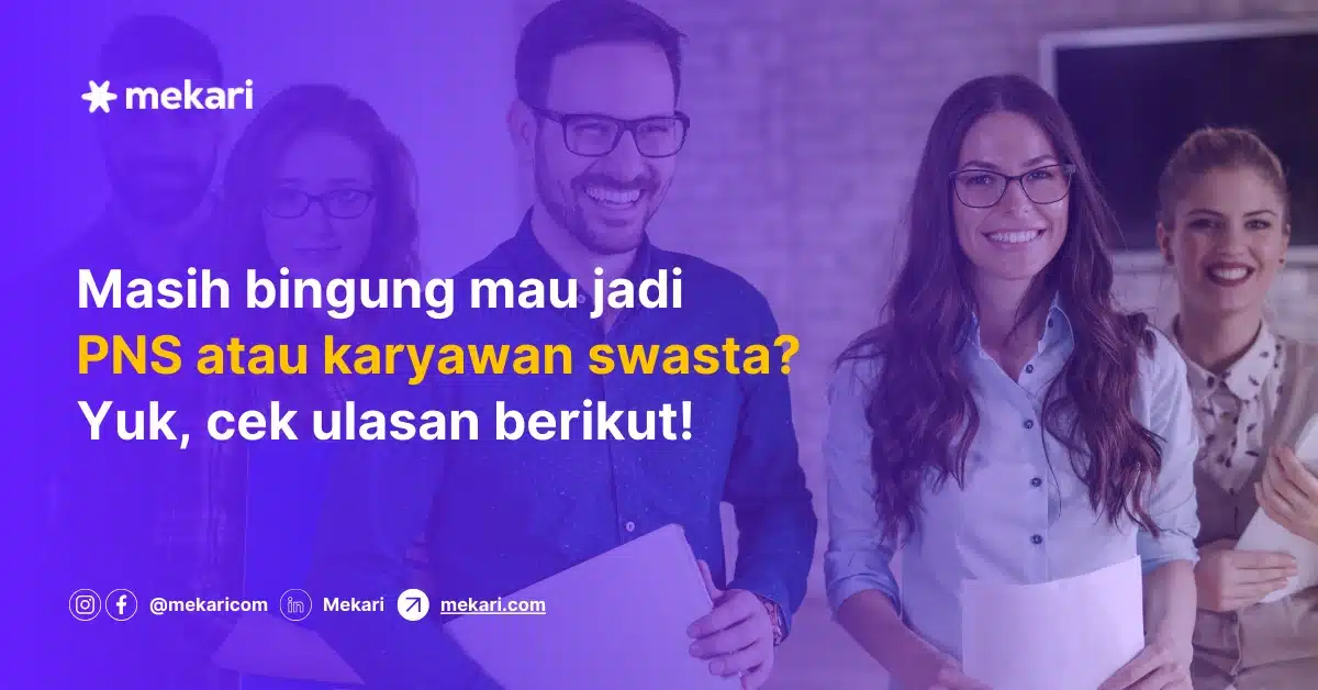 perbandingan pegawai negeri dan karyawan swasta