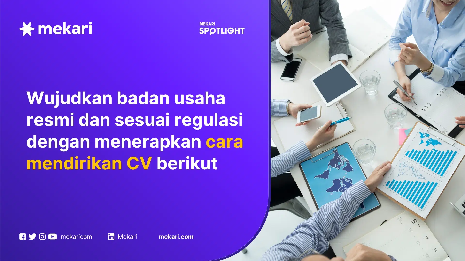 Cara mendirikan CV dan syarat-syaratnya