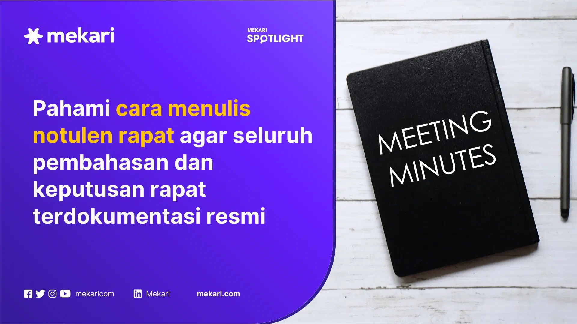 cara membuat notulen rapat dan contoh template