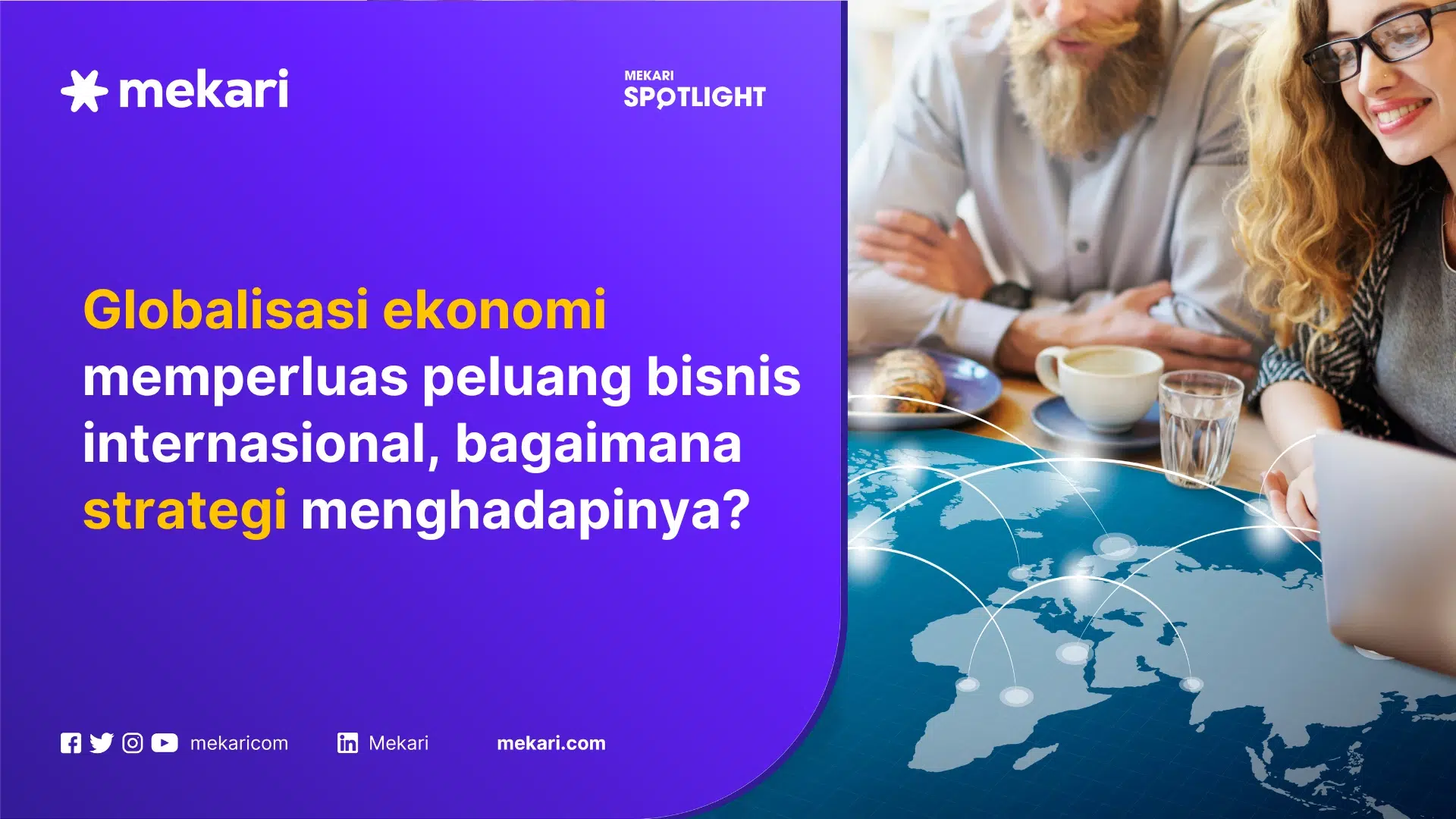Contoh Globalisasi Ekonomi, orang bekerja bersama dari seluruh dunia