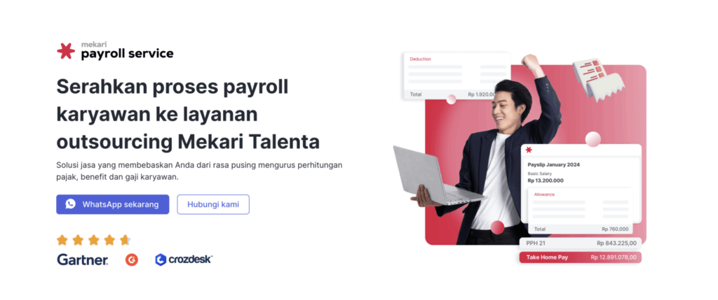 Mekari Payroll Service: Jasa penghitungan payroll dan disbursement gaji di Indonesia