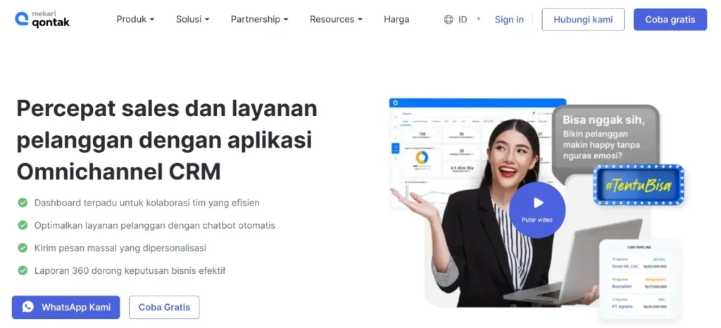 Mekari Qontak, aplikasi WFH yang efektif untuk tim sales dan customer management