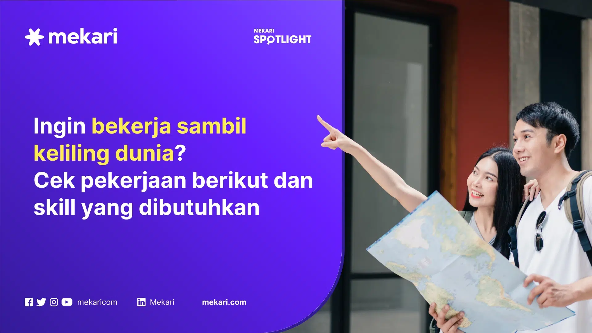 Ilustrasi pekerjaan keliling dunia