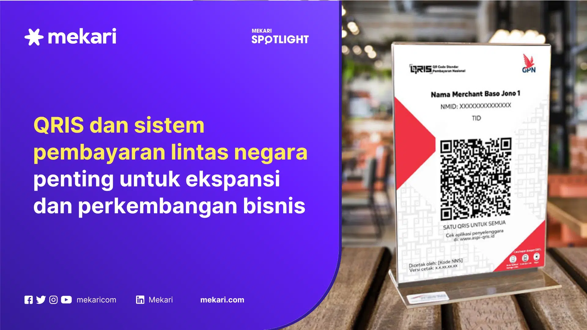 QRIS dan Mekari Expense sebagai sistem pembayaran lintas negara