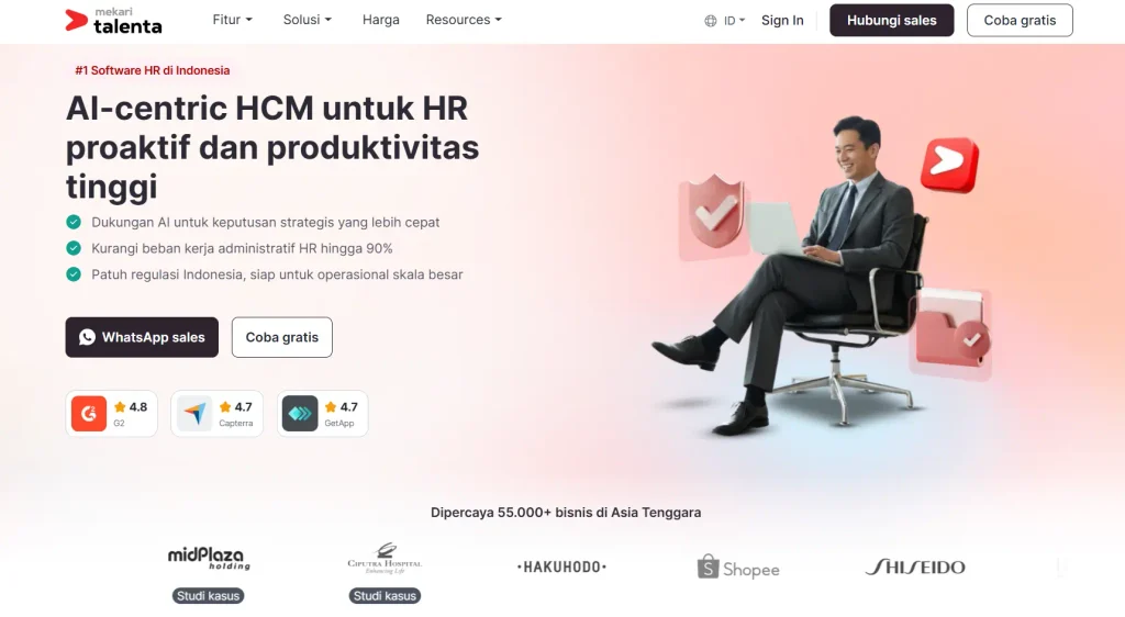 Aplikasi HRIS Mekari Talenta merupakan solusi Human Capital Management