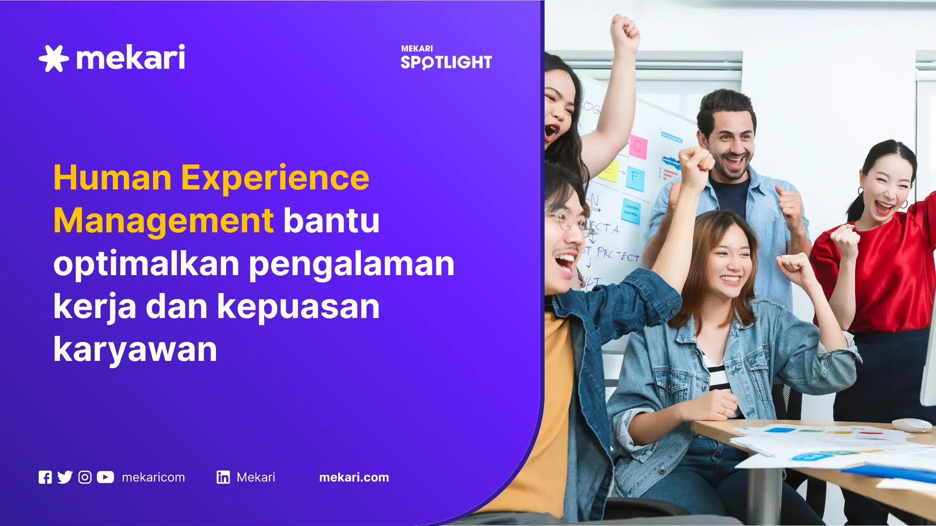 Karyawan yang puas dengan pengalaman kerjanya berkat Human Experience Management (HXM)