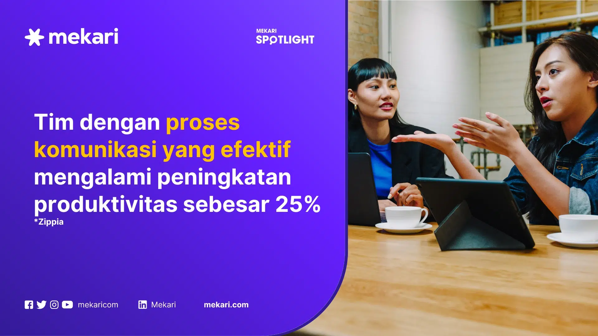 Ilustrasi komunikasi bisnis yang efisien setelah memahami cara mengatasi hambatan komunikasi bisnis