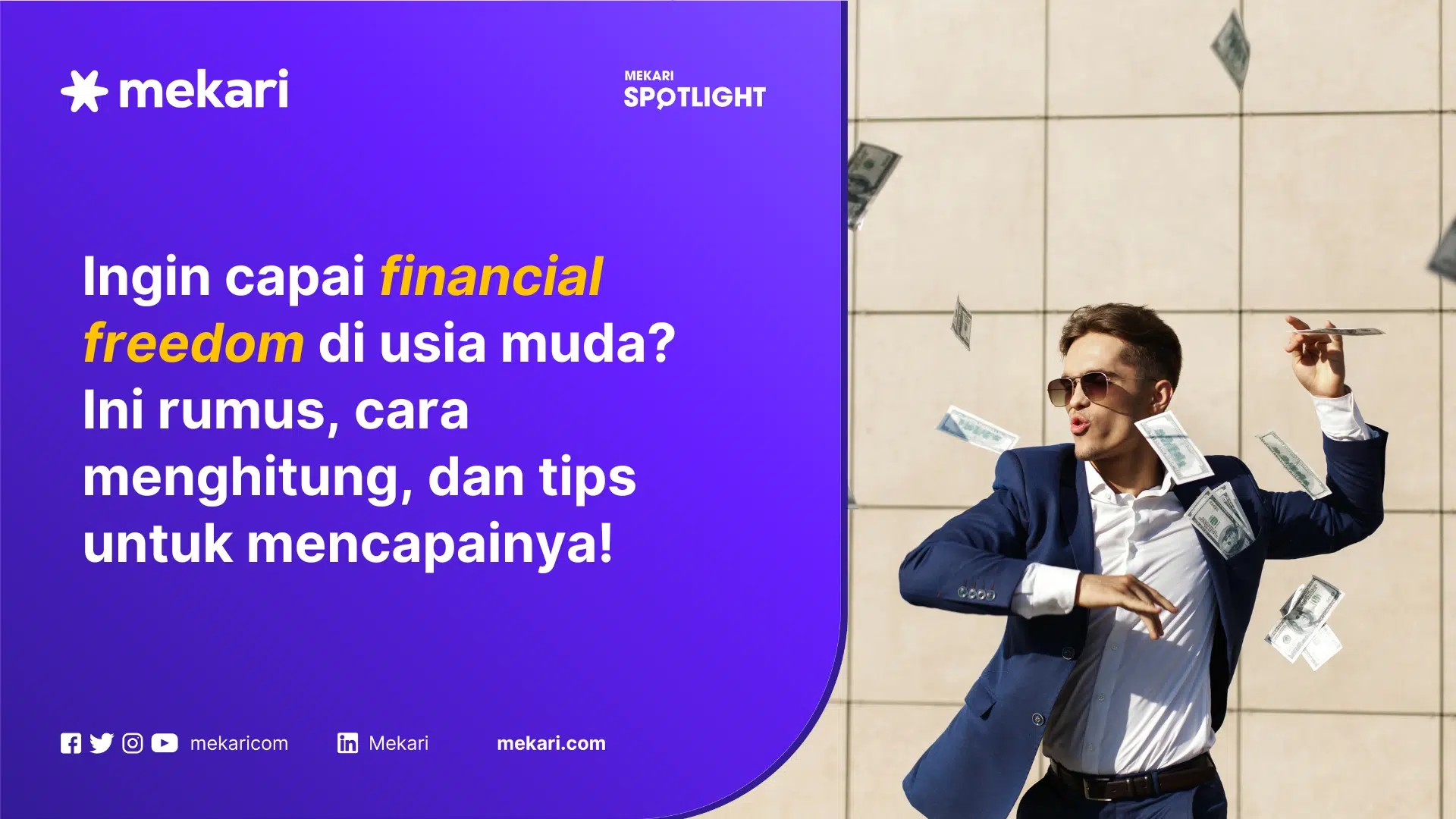 Rumus, cara menghitung, dan cara mencapai financial freedom di usia muda