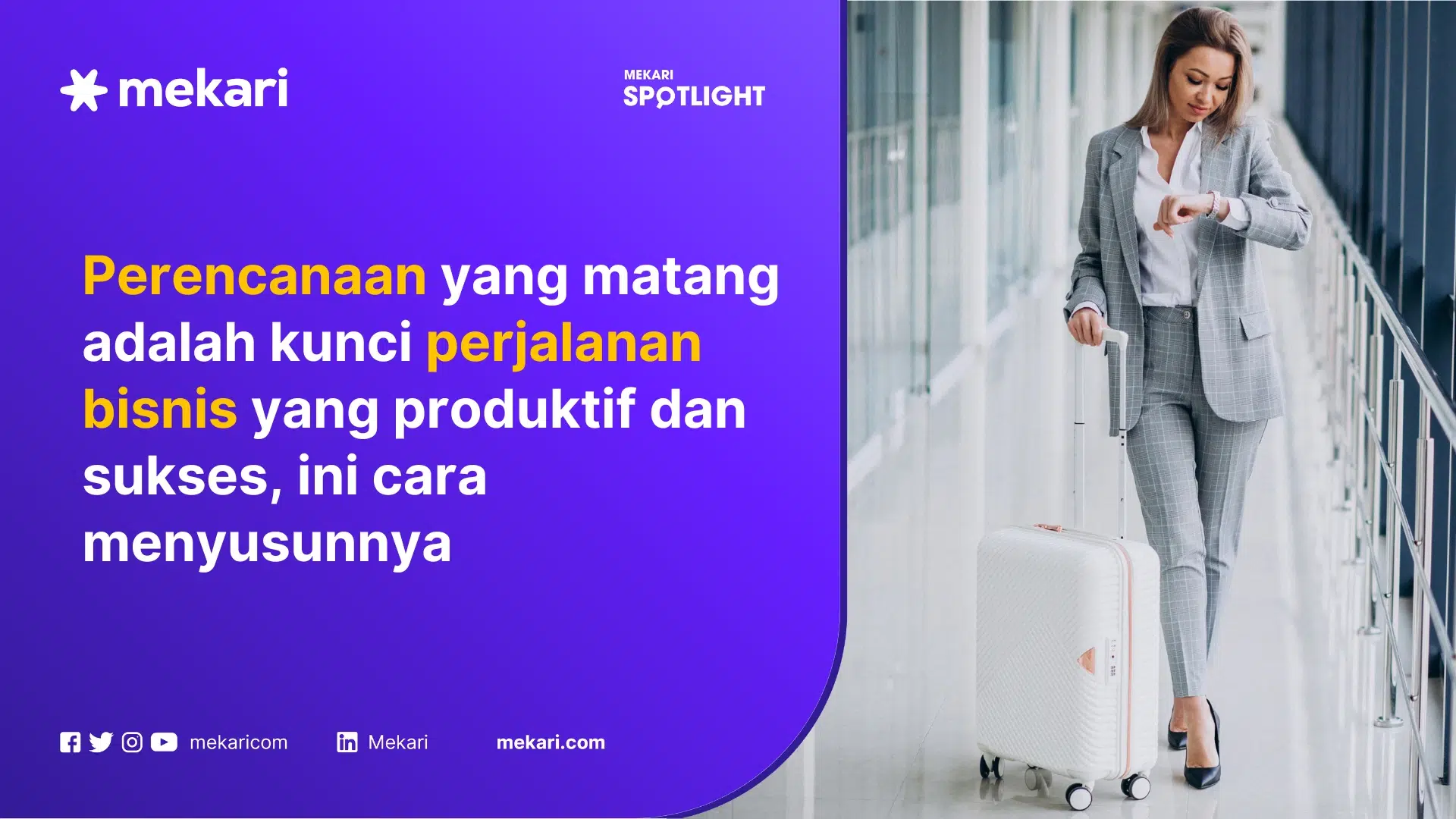perencanaan perjalanan dinas untuk keperluan bisnis