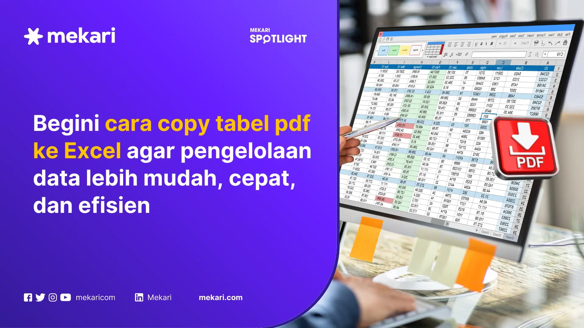 Cara Copy Tabel PDF ke Excel dengan Mudah dan Akurat