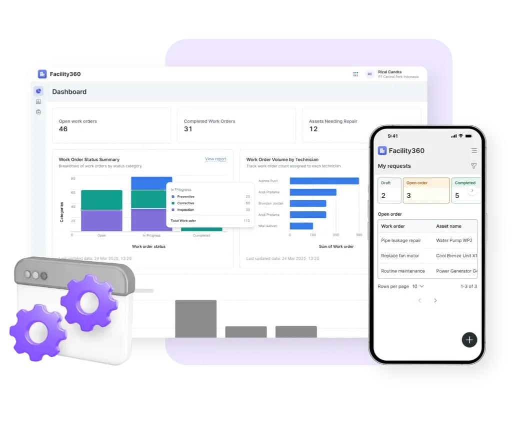Dashboard Document Management System Mekari Officeless
