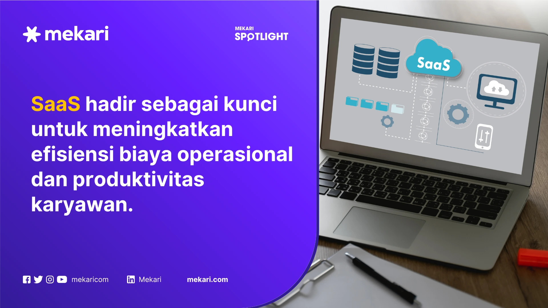 Manfaat penggunaan SaaS untuk perusahaan