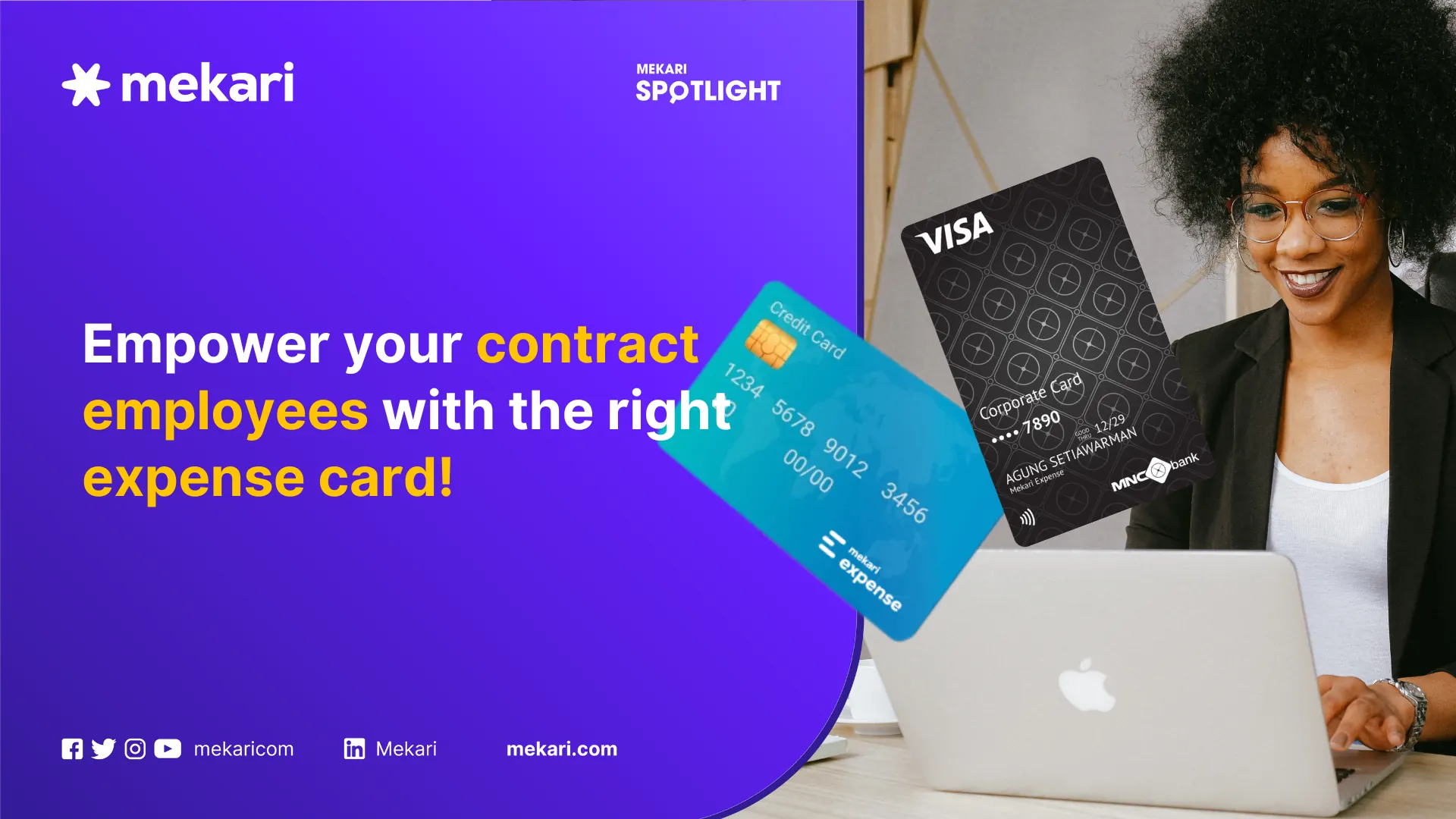 expense card for contract employee