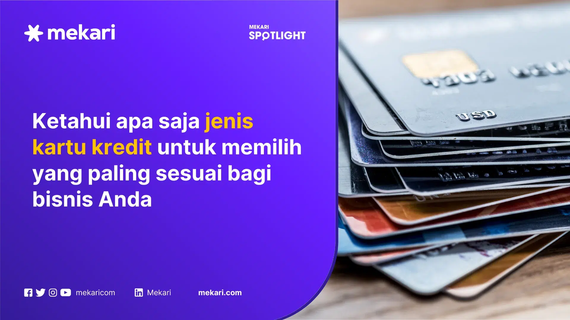 jenis jenis kartu kredit