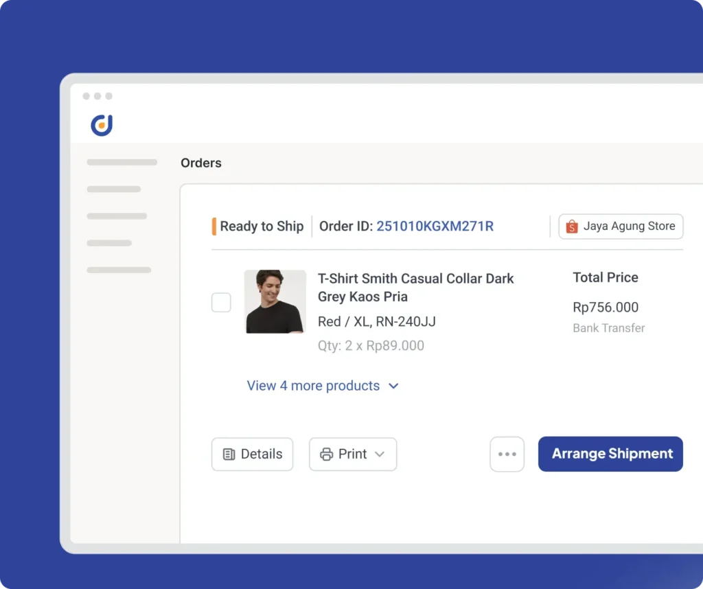 Order Management Mekari Desty