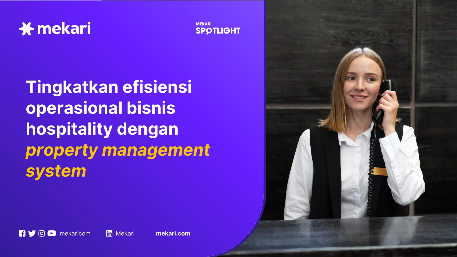 Ilustrasi karyawan yang akan dimudahkan dengan penggunaan Property Management System