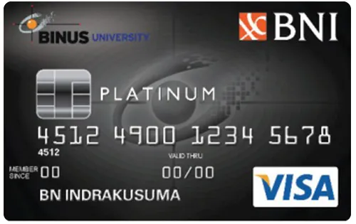 contoh affinity card bni binus