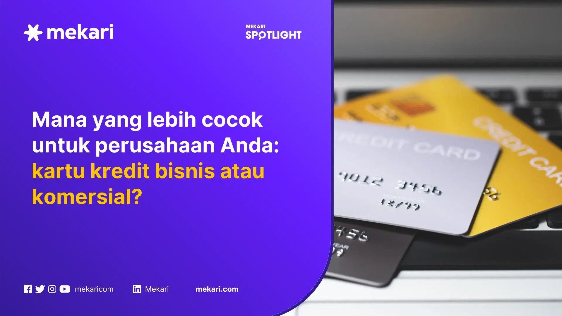 kartu kredit bisnis vs. komersial
