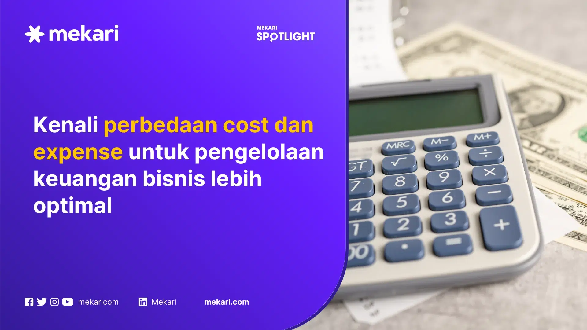 Perbedaan cost dan expense