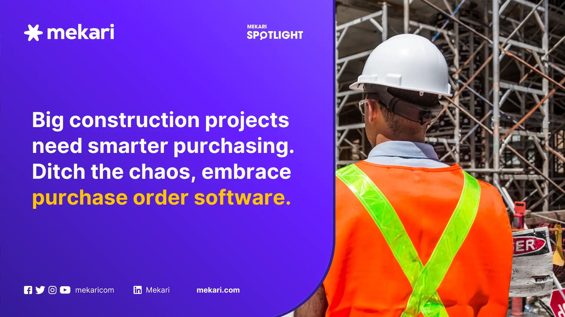 construction purchase order software