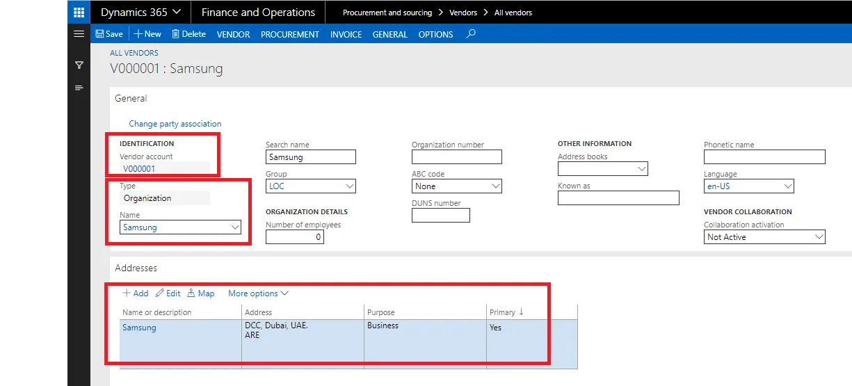 Microsoft Dynamics 365 (Supply Chain Management)