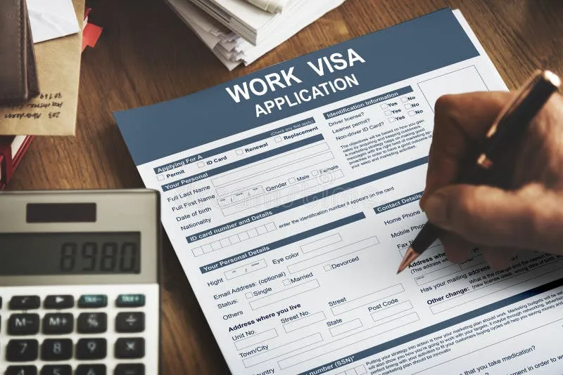 work visa application