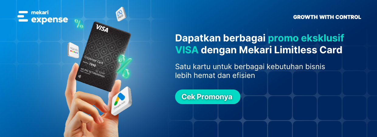 Mekari Limitless Card: Corporate card dengan promo ekslusif dari VISA