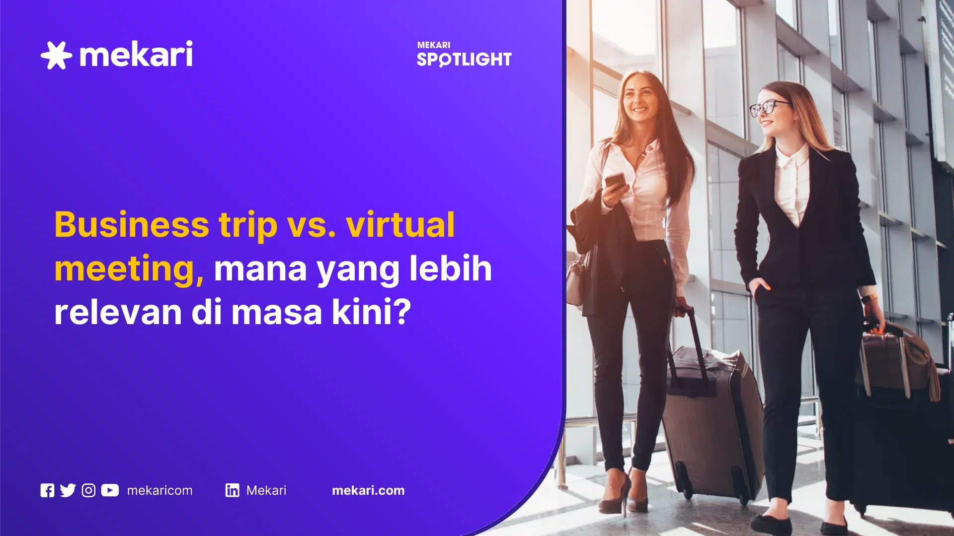 Business trip vs virtual meeting