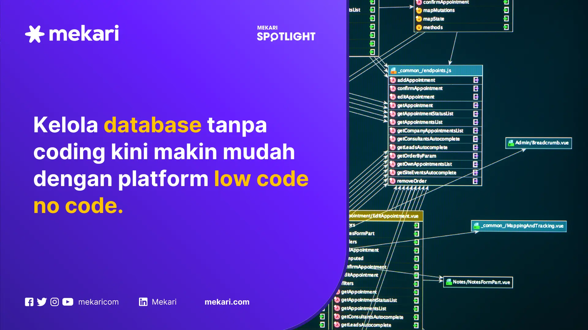 low code/no code database