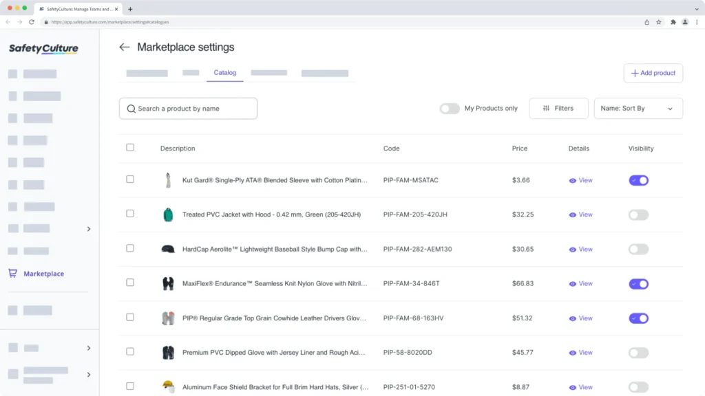 SafetyCulture Marketplace for Construction Procurement