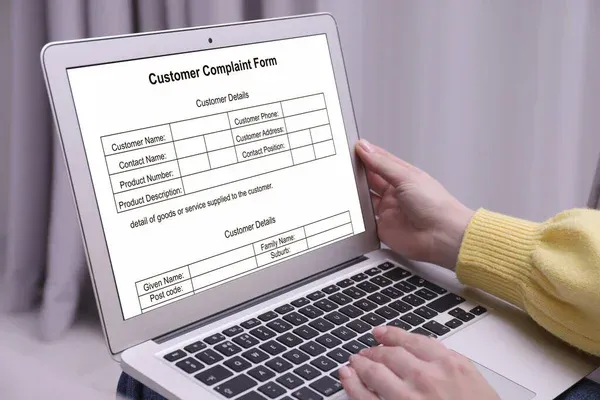 customer complaint form