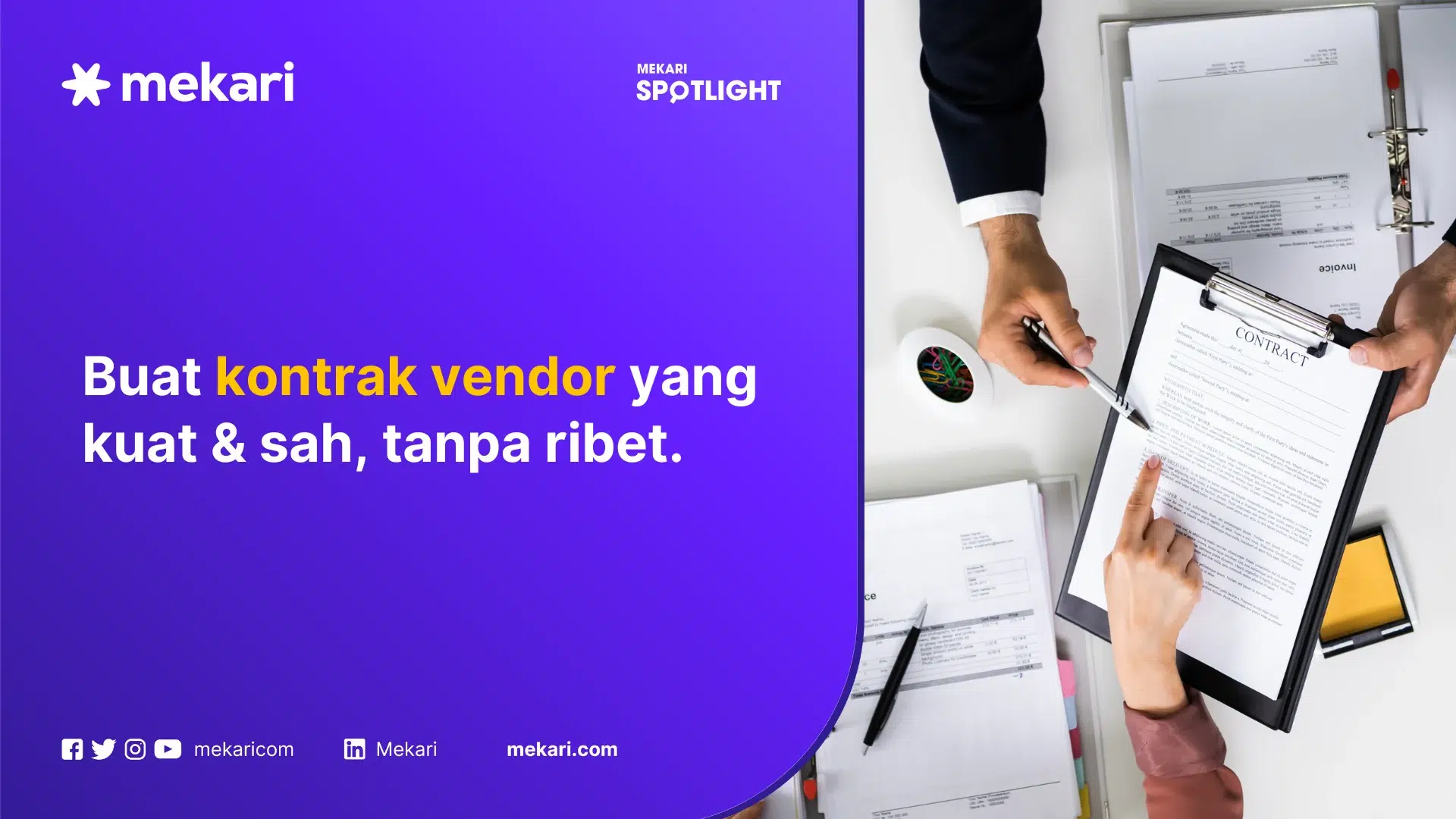 mekari officeless kontrak kerjasama vendor featured image