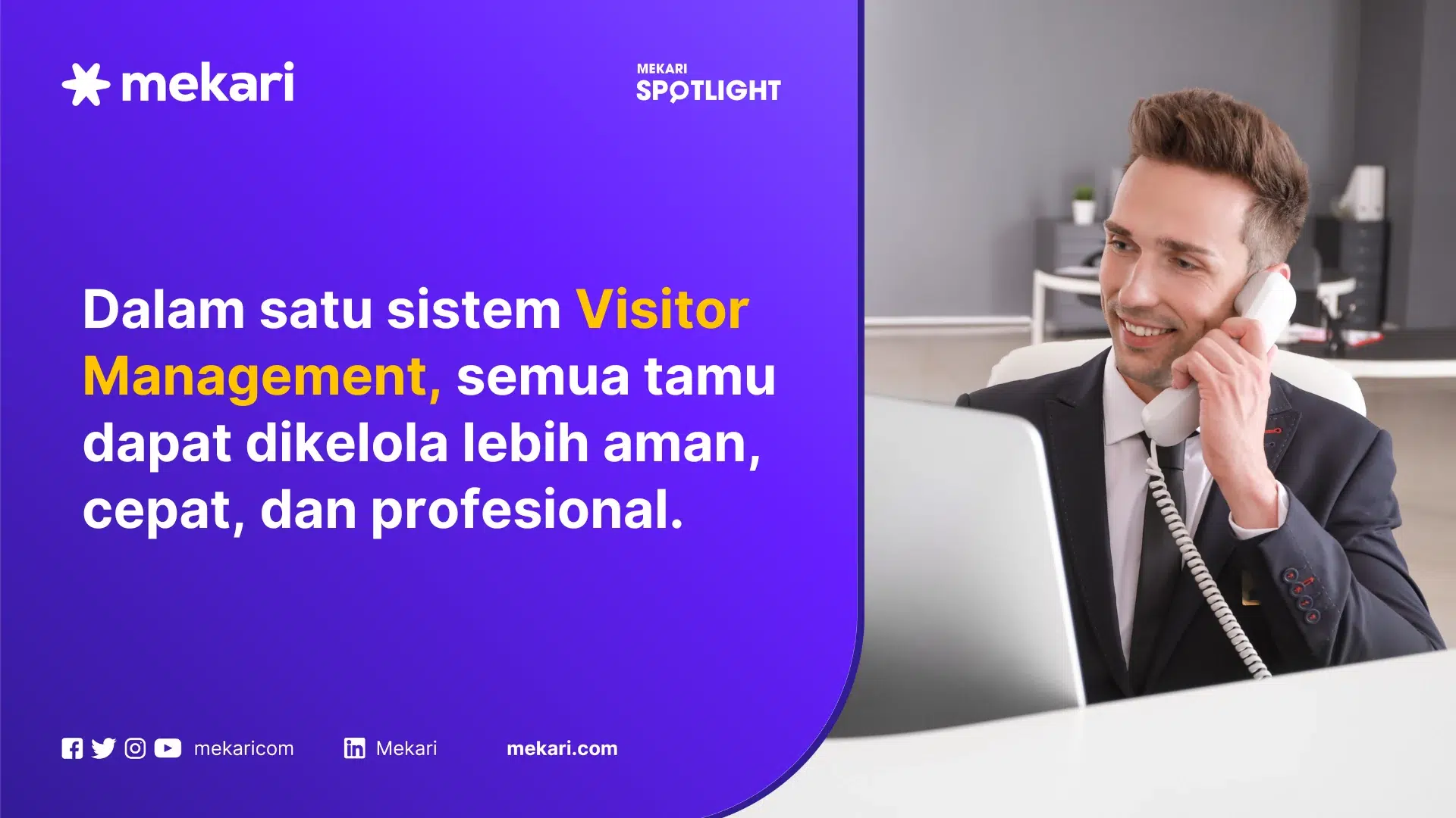 mekari officeless visitor management system featured image