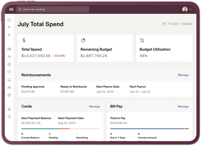 rippling expense management
