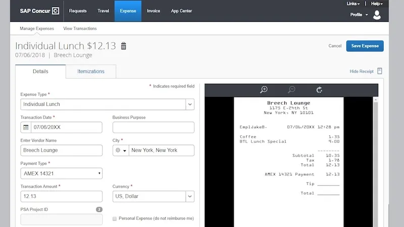 SAP Concur 