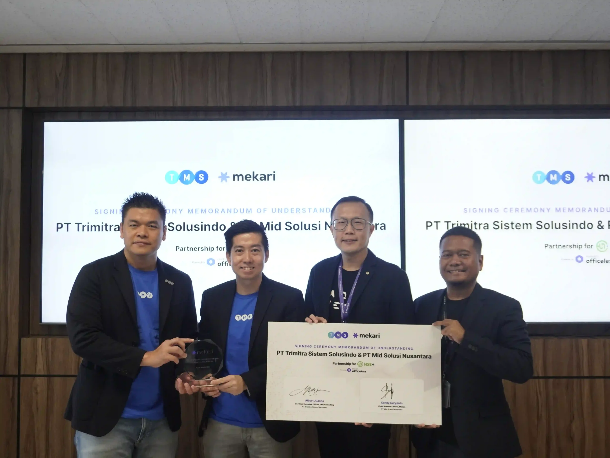 Kolaborasi Mekari Officeless dan TMS Consulting